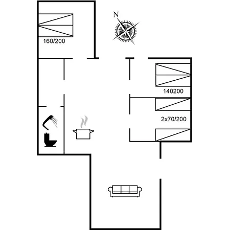 Peadda - 300m From The Sea By Interhome * Blokhus